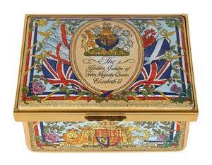 Lot #52 Queen Elizabeth II Halcyon Days Enamel Boxes - Image 7