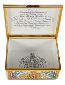 Lot #52 Queen Elizabeth II Halcyon Days Enamel Boxes - Image 8