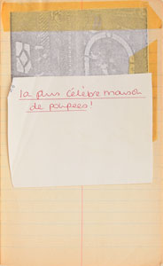 Lot #80  Princess Diana's French Lesson Book With Extensive Handwriting - Image 2