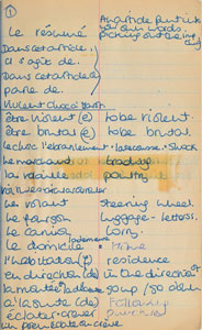 Lot #80  Princess Diana's French Lesson Book With Extensive Handwriting - Image 12