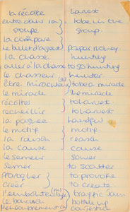Lot #80  Princess Diana's French Lesson Book With Extensive Handwriting - Image 16