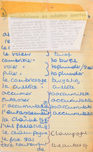 Lot #80  Princess Diana's French Lesson Book With Extensive Handwriting - Image 17
