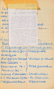 Lot #80  Princess Diana's French Lesson Book With Extensive Handwriting - Image 18