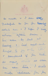 Lot #32 Prince George, Duke of Kent Autograph Letter Signed - Image 2