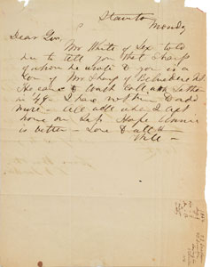 Lot #7057 Thomas J. 'Stonewall' Jackson Autograph Letter Signed - Image 2