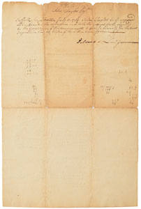 Lot #7024 John Hancock and Samuel Adams Signed Document - Image 3