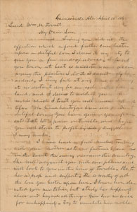 Lot #7055 Nathan Bedford Forrest Autograph Letter