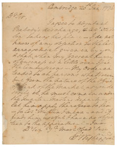 Lot #7003 George Washington Autograph Letter