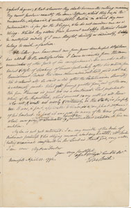 Lot #7042 Edmund Burke Autograph Letter Signed - Image 3
