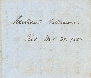 Lot #7010 Millard Fillmore Autograph Letter Signed - Image 4