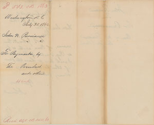Lot #7012 Abraham Lincoln Autograph Letter Signed - Image 3