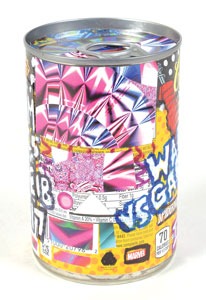 Lot #7064  Spider-Man 'Warhol vs. Gartel Hyp Pop' Soup Can Art By Laurence Gartel - Image 3