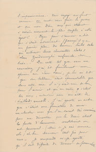 Lot #7061 Paul Gauguin Autograph Letter Signed - Image 3