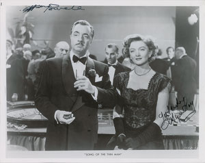 Lot #739 William Powell and Myrna Loy - Image 1