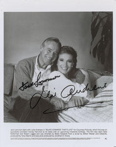 Lot #649 Jack Lemmon and Julie Andrews - Image 1