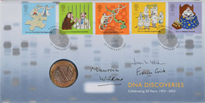 Lot #71  DNA: Watson and Crick