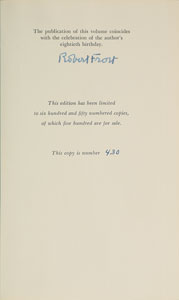 Lot #453 Robert Frost - Image 1