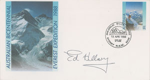 Lot #271 Edmund Hillary - Image 1