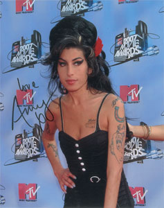 Lot #503 Amy Winehouse
