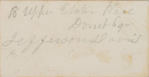Lot #329 Jefferson Davis - Image 1