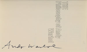 Lot #405 Andy Warhol