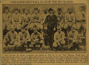 Lot #757  Boston Red Sox vs. All Stars: 1917 - Image 6