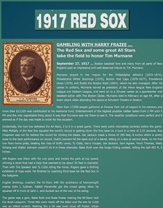 Lot #757  Boston Red Sox vs. All Stars: 1917 - Image 8