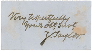 Lot #96 Zachary Taylor - Image 1