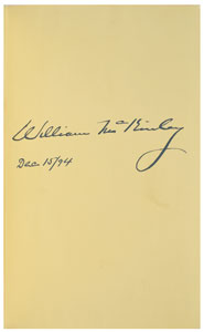 Lot #110 William McKinley - Image 1