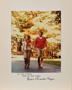 Lot #130 Ronald and Nancy Reagan - Image 1