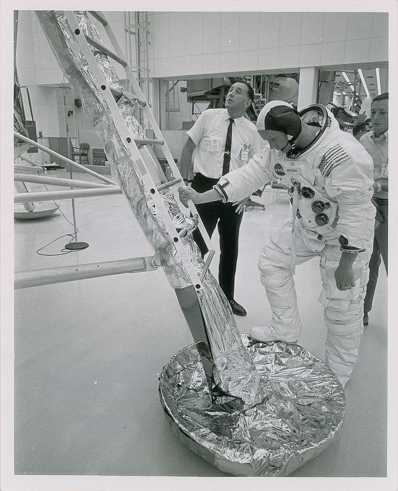 Lot #8013  Apollo 11: Armstrong Original Vintage NASA Photograph