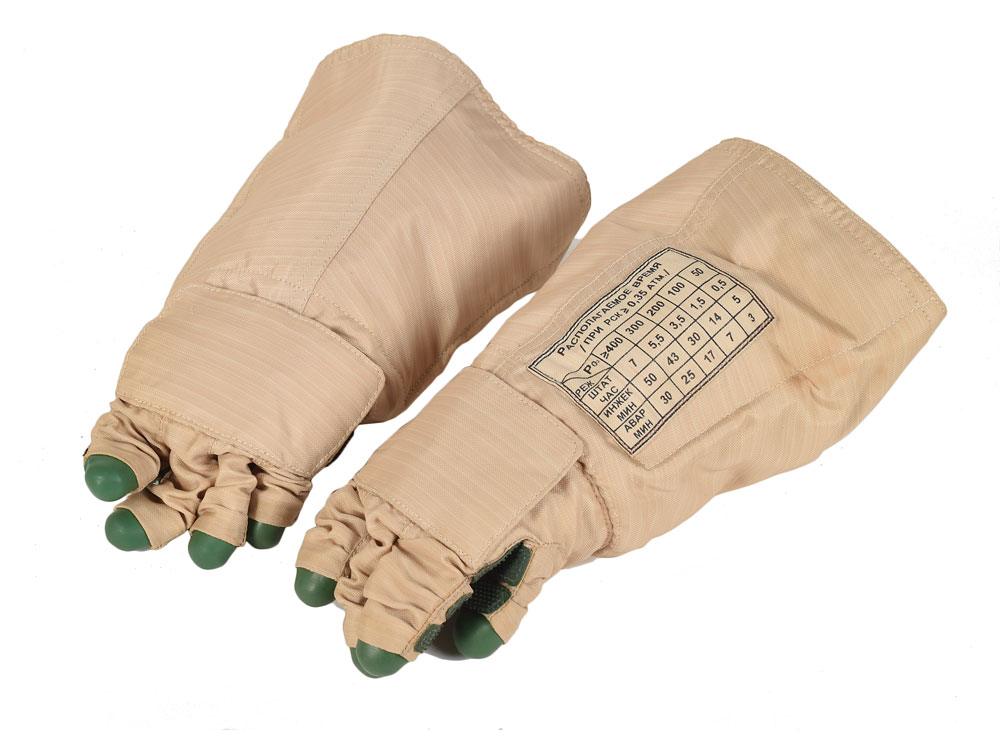 Lot #6077  Orlan EVA Cosmonaut Gloves