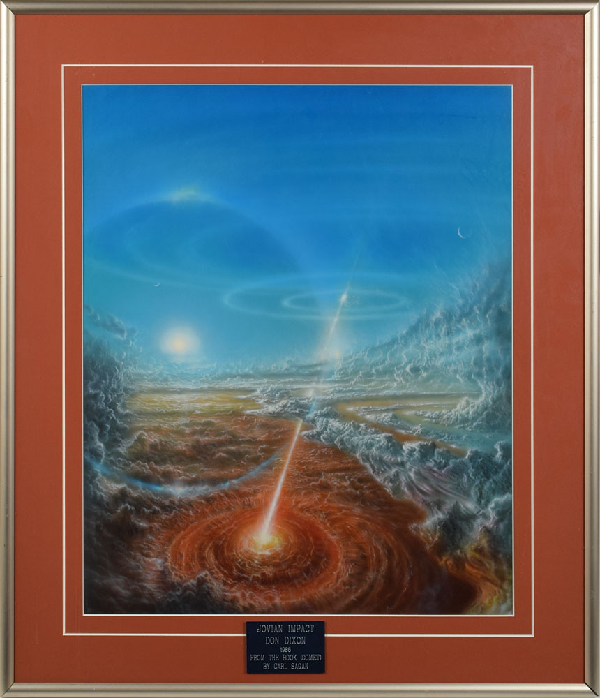 Lot #8529  Jovian Impact Painting by Don Dixon