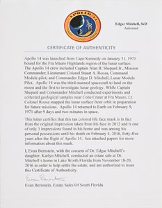 Lot #8394 Edgar Mitchell's Life Mask - Image 2