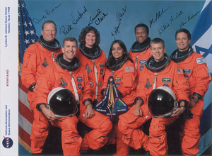 Lot #8513  STS-107 Columbia Signed Photograph