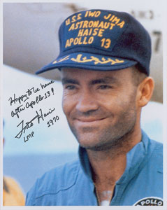 Lot #8368 Fred Haise Signed Photograph - Image 1