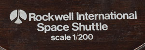 Lot #8249  Space Shuttle Pair of Rockwell Models - Image 4