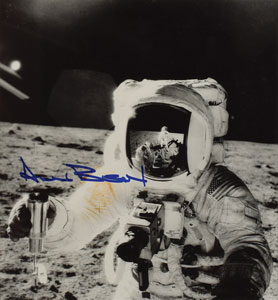 Lot #8357 Alan Bean and Charles Conrad Signed Typescript and Photo Display - Image 5