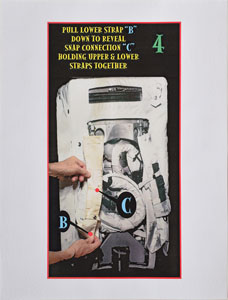 Lot #8062  Apollo 14: Alan Shepard's Training-Used Upper Right PLSS Training Strap - Image 10