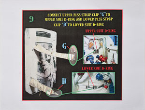 Lot #8062  Apollo 14: Alan Shepard's Training-Used Upper Right PLSS Training Strap - Image 15