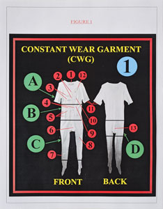 Lot #8095  Apollo 17 Training-Used Constant Wear Garment - Image 6