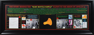 Lot #8061  Apollo 14: Alan Shepard's Flown 'Gag Gift' Baby Bottle Nipple - Image 16
