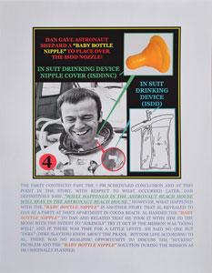 Lot #8061  Apollo 14: Alan Shepard's Flown 'Gag Gift' Baby Bottle Nipple - Image 8