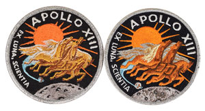 Lot #8051  Apollo 13 Pair of Patches