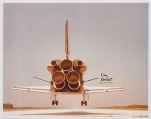 Lot #8521  STS-91 Flown Main Engine Aft Ring Blanket - Image 4