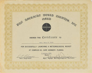 Lot #4230  Meteorological Sounding Rocket Section Fired in 1968 - Image 5