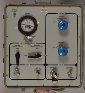 Lot #8478  Shuttle Orbiter Flush Control Panel - Image 1
