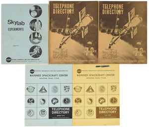 Lot #8124  NASA Set of (4) Telephone Directories and Skylab Manual - Image 1