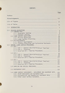 Lot #8101  Apollo 17 LM Final Lunar Surface Procedures Manual - Image 3