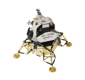 Lot #8389 Edgar Mitchell Signed Lunar Excursion Module - Image 1